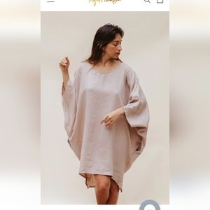 Linen tunic dress